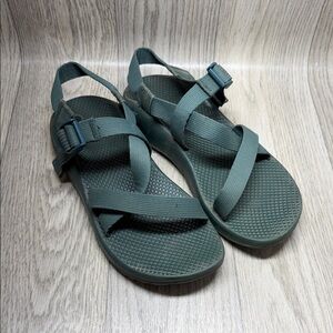 Chaco Green Adjustable Strap Sandals